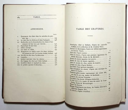 Les chats. Histoire, moeurs, observations, anecdotes.. Champfleury (Jules François Félix Husson)