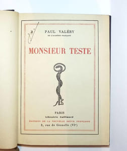 Monsieur Teste. 