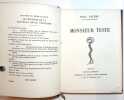 Monsieur Teste. . Val&eacute;ry ( Paul )