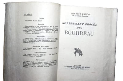 Surprenant procès d'un bourreau. 