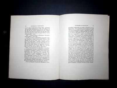 Baudelaire et Sainte-Beuve.