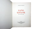 Sang Gitane. Escholier (Raymond) - Malaga Grenet (Julio).
