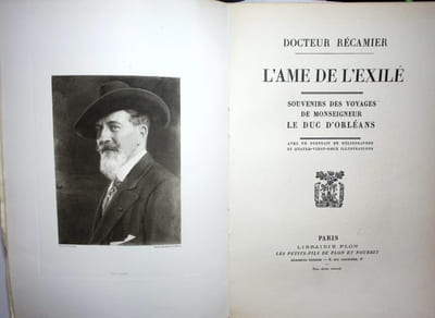 L'Ame de l'Exilé - Souvenirs des voyages de Monseigneur le duc d'Orléans.