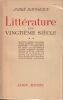 Litt&eacute;rature Du Vingti&egrave;me Si&egrave;cle - Tome 2. Rousseaux Andr&eacute;