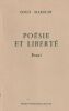 Po&eacute;sie et libert&eacute;.. Marguin Louis