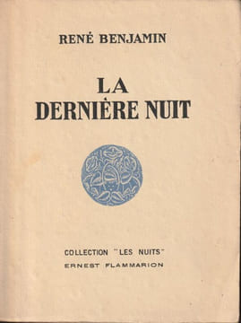 La Dernière nuit . Benjamin René