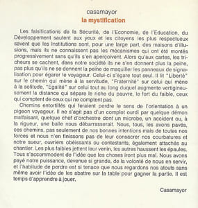 La Mystification.