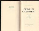 Crime Et Ch&acirc;timent.. Dosto&iuml;evsky
