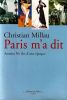 Paris m'a Dit. Millau Christian