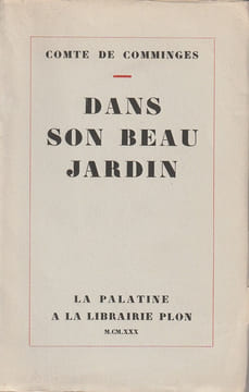 Dans son beau Jardin. Comminges (Comte de)
