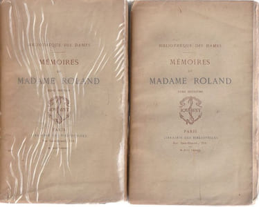 Mémoires de Madame Roland.