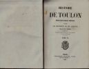 Histoire de Toulon depuis 1789 jusqu'au Consulat .. Henry  D.M.J