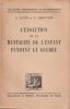 L'&eacute;volution de la mentalit&eacute; de l'enfant pendant la guerre.. Jouhi E.Shentoub  V.