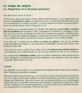 Le temps Du mépris