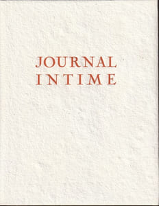 Journal Intime