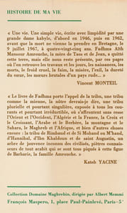 Histoire de ma vie.