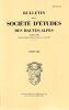 Bulletin de la soci&eacute;t&eacute; des hautes Alpes - ANNEE 1990. Chauvet  Pierre  Pons Paul B&eacute;raud Henri Br&egrave;s  Robert Chauvet  Raymond Routier  Jaqueline