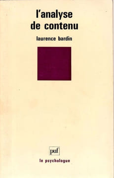 L'Analyse de contenu.. Bardin Laurence