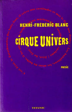 Cirque univers. Blanc Henri-frédéric