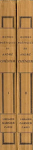 uvres Poétique d'André Chénier.