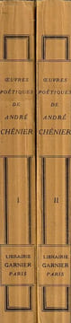 uvres Poétique d'André Chénier.. Bellesort André
