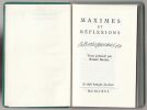MAXIMES.. Rochefoucauld ( Maxime de la) -  Barthes  Rolland 