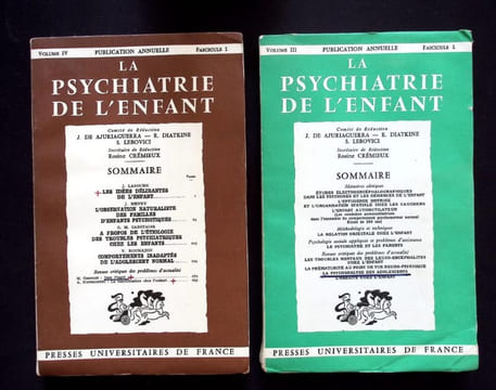 La Psychiatrie de l'enfant. Volume 3 FASCICULE 1 & volume 4, Fascicule 1 - Études eléctroencéphalographiques dans les psychoses et les démences de ...