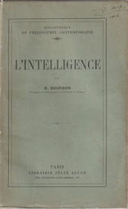 L'Intelligence.