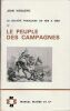 La soci&eacute;t&eacute; Fran&ccedil;aise de 1815 &agrave; 1848  :  Le peuple des Campagnes.. Vidalenc Jean