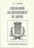 Géographie du Département Du Rhône.. Varnet F.-A