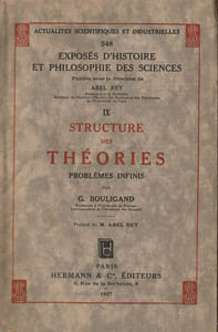 Structures des théories Problèmes infinis.