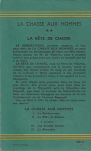 La bête de chasse. Tome II.