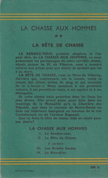 La bête de chasse. Tome II.. Vialar Paul