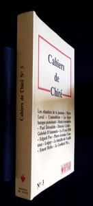 Les chantiers de la jeunesse - Pierre Laval - L'autoédition -La haute banque protestante - Marie Antoinette - Paul Déroulède - Donoso Cortès - Gabriele D'Annunzio - Le 15 Mai 1958 - Edgar Poe - Pierre Antoine Cousteau - Loigny - La Bataille de Vouillé - Ernest Hello - Le cardinal Pie...