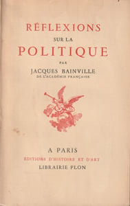 Réflexions sur la Politique.