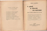 A pied, à cheval, en carrosse - Voyages et moyens de transport du bon vieux temps.