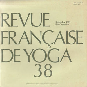 Revue Française de Yoga -38 (L'art, Le rite, L'articulation)