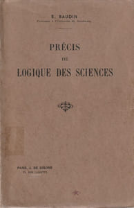 Précis de Logique des Sciences.