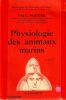 Physiologie des animaux marins.. Portier Paul