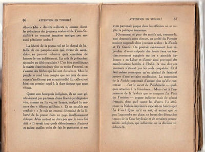 Attention en Tunisie ! Après les lampions du Cinquantenaire. 