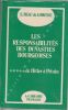 Les responsabilités des Dynasties bourgeoises de Hitler à Pétain.. Loménie E.Beau (De)