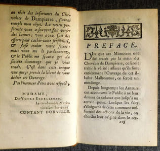 Histoire des Infortunes Du Chevalier De Dampierre Contenant Des anecdotes sécrettes et Particulières, sur les dernières révolutions de Perse.