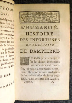 Histoire des Infortunes Du Chevalier De Dampierre Contenant Des anecdotes sécrettes et Particulières, sur les dernières révolutions de Perse.. ...