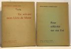 En suivant mon livre de Messe + Pour réflechir sur ma Foi --- 2 livres. Direction parisienne de l'enseignement religieux