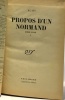 Propos d'un Normand - tome 1-2-3-4 (tome 5 manquant) 4e édition. Alain