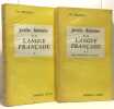 Petite histoire de la langue fran&ccedil;aise - tome un et deux --- 2 volumes. Bruneau Ch