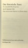 Der historische Faust Ein wissenschaftliches symposium 26/27 september 1980. Mahal Günther