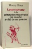 Lettre ouverte à la génération Mitterrand qui marche à côté de ses pompes. Thierry Pfister