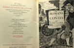 Romans et contes de Voltaire - tome un à quatre. Voltaire