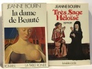 Le grand feu + Les pérégrines + Les compagnons d'éternité + Très sage Héloïse + Les amours blessés + La dame de beauté --- 6 romans historiques. ...